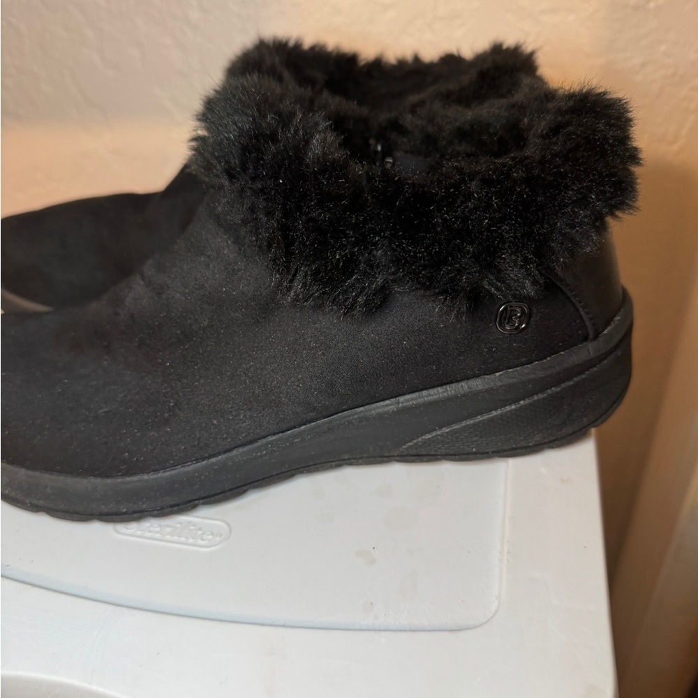 BZees Golden Go fee trimmed comfortable walking boots - Picture 4 of 9